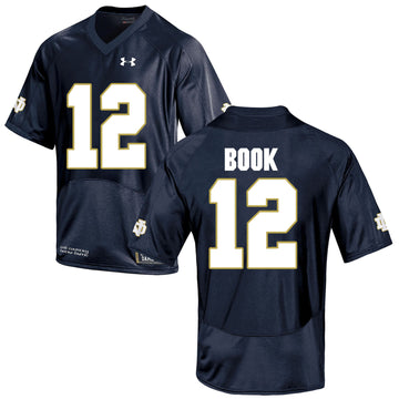 Ian Book Notre Dame Fighting Irish navy jersey