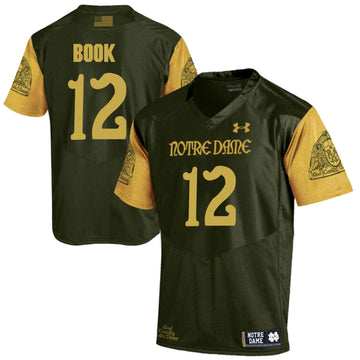 Ian Book Notre Dame Fighting Irish olive jersey