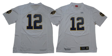 Notre Dame Fighting Irish white jersey