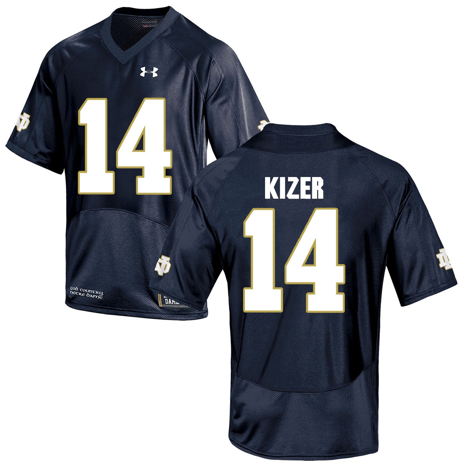 DeShone Kizer Notre Dame Fighting Irish navy jersey