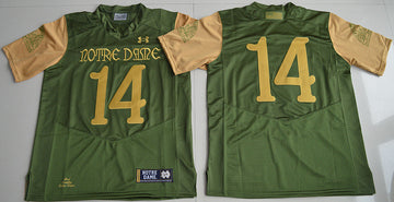Notre Dame Fighting Irish green jersey