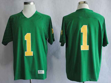 Notre Dame Fighting Irish green jersey