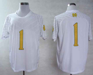 Notre Dame Fighting Irish white jersey