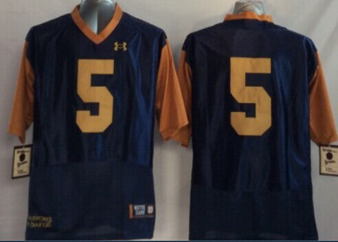 Manti Te'o Notre Dame Fighting Irish blue jersey