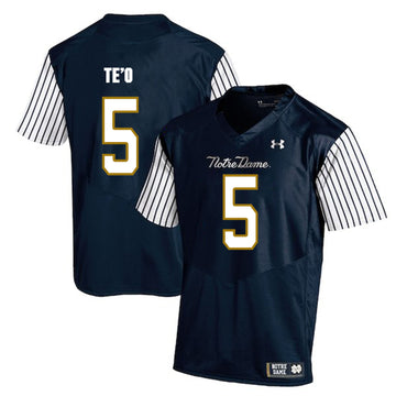 Manti Te'o Notre Dame Fighting Irish navy jersey