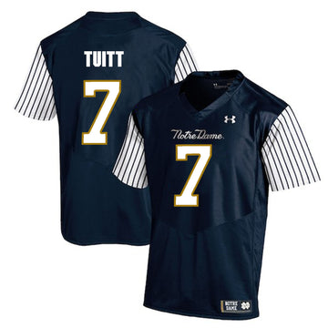 Stephon Tuitt Notre Dame Fighting Irish navy jersey