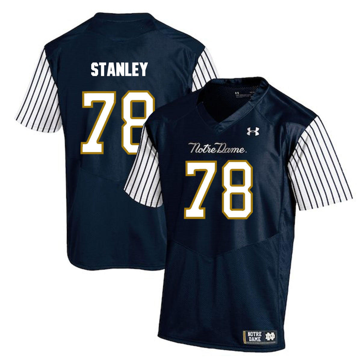 Ronnie Stanley Notre Dame Fighting Irish navy jersey
