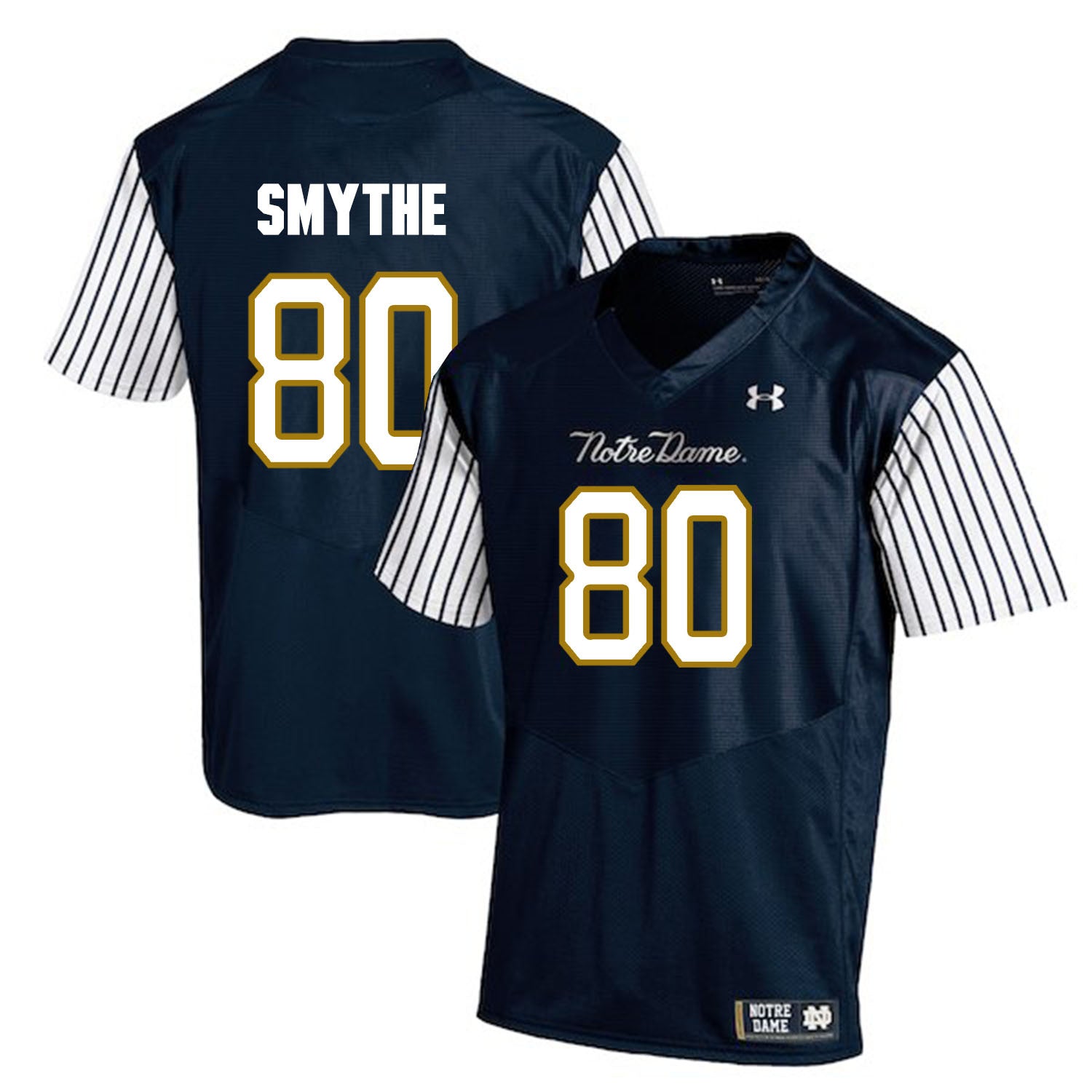 Durham Smythe Notre Dame Fighting Irish navy jersey