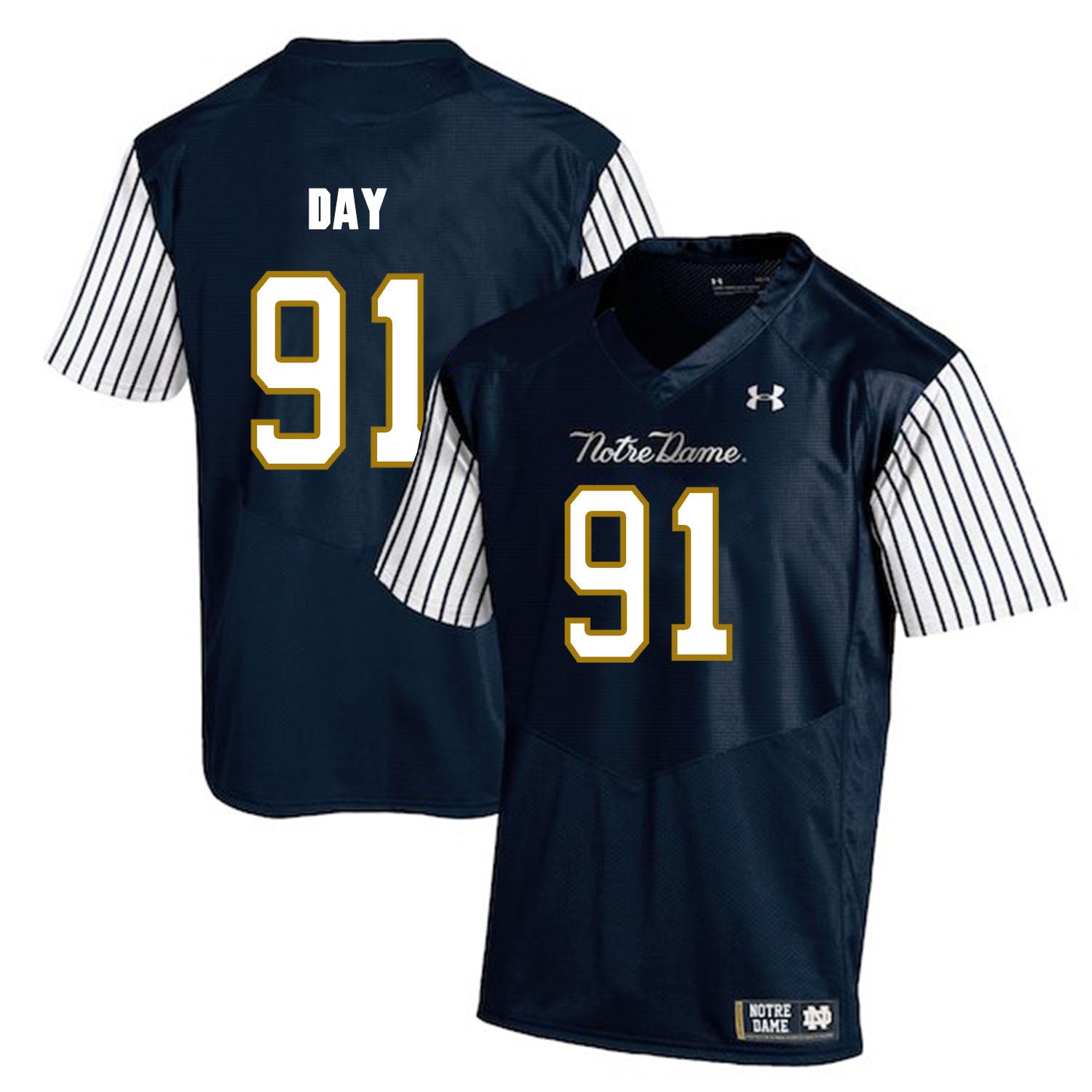 Sheldon Day Notre Dame Fighting Irish navy jersey