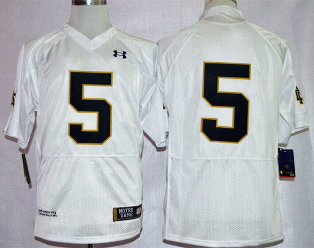 Everett Golson Notre Dame Fighting Irish white jersey
