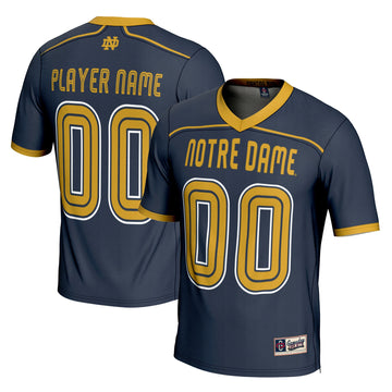 Lacrosse Notre Dame Fighting Irish navy jersey