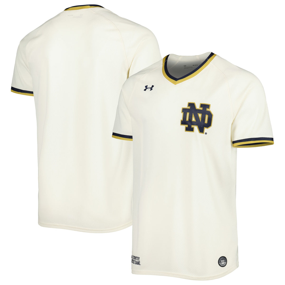 Under Armour Notre Dame Fighting Irish cream jersey