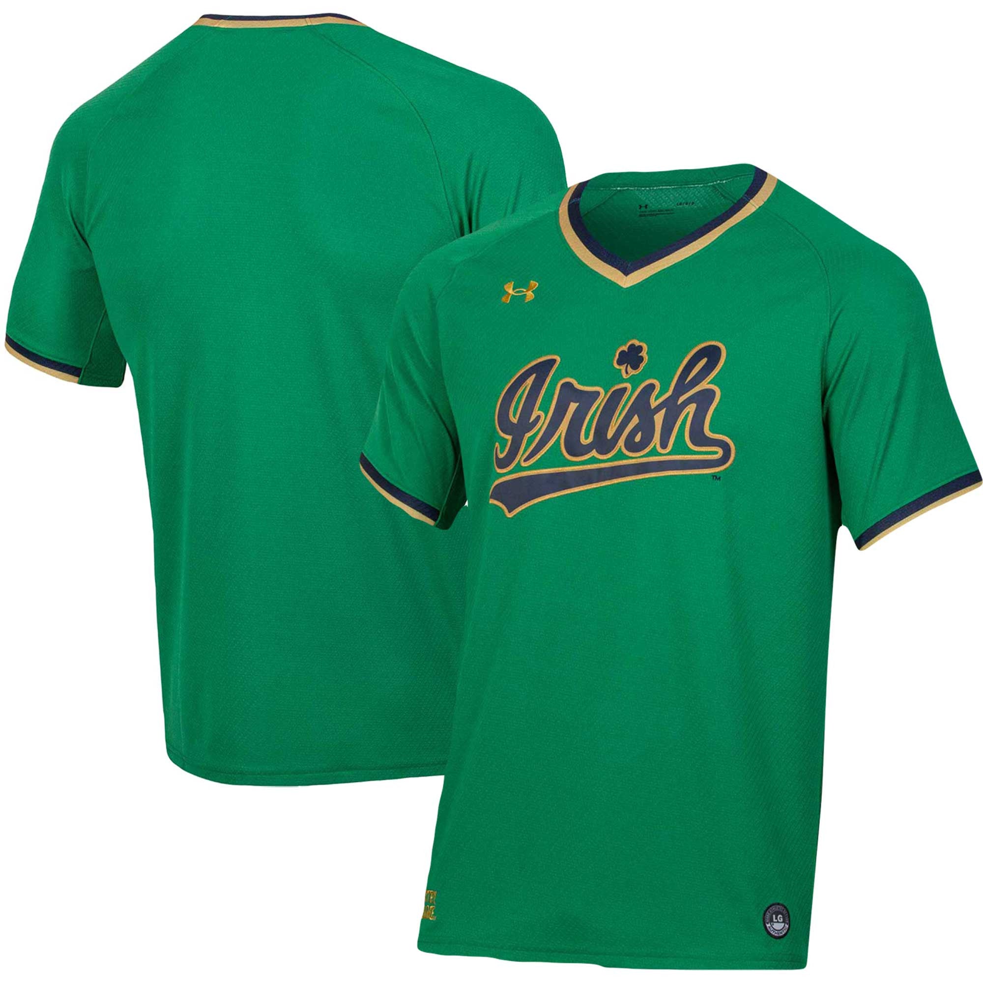 Under Armour Notre Dame Fighting Irish green jersey
