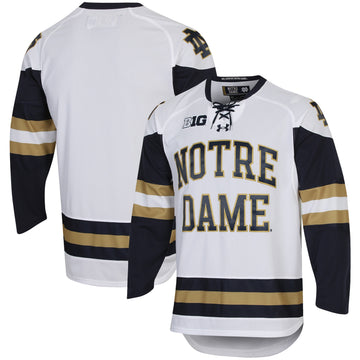 Under Armour Ua Notre Dame Fighting Irish white jersey