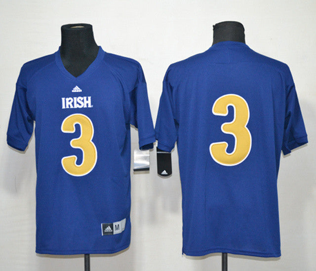 Manti Te'o Notre Dame Fighting Irish blue jersey