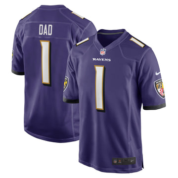 Number Baltimore Ravens purple jersey