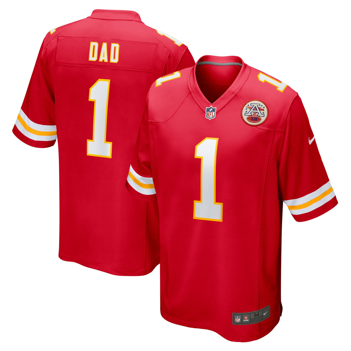 Number Kansas City Chiefs red jersey