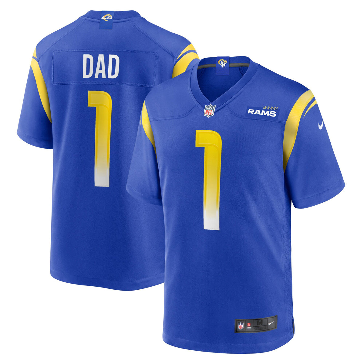 Number Los Angeles Rams royal jersey