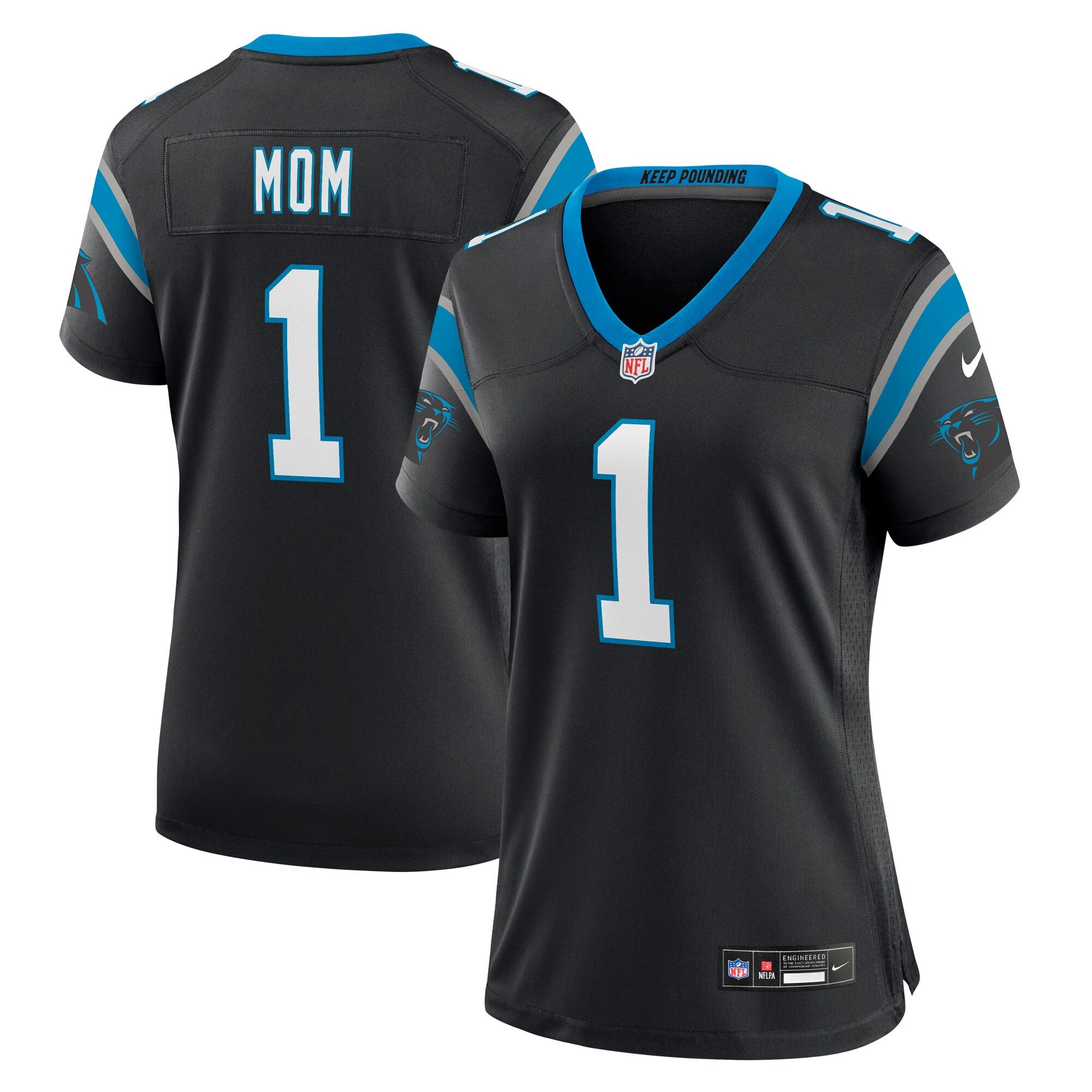 Number Carolina Panthers black jersey