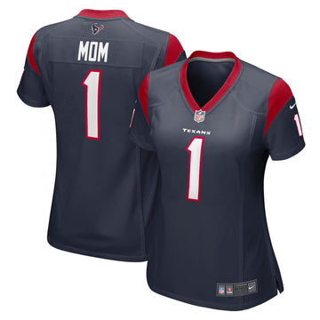 Number Houston Texans navy jersey