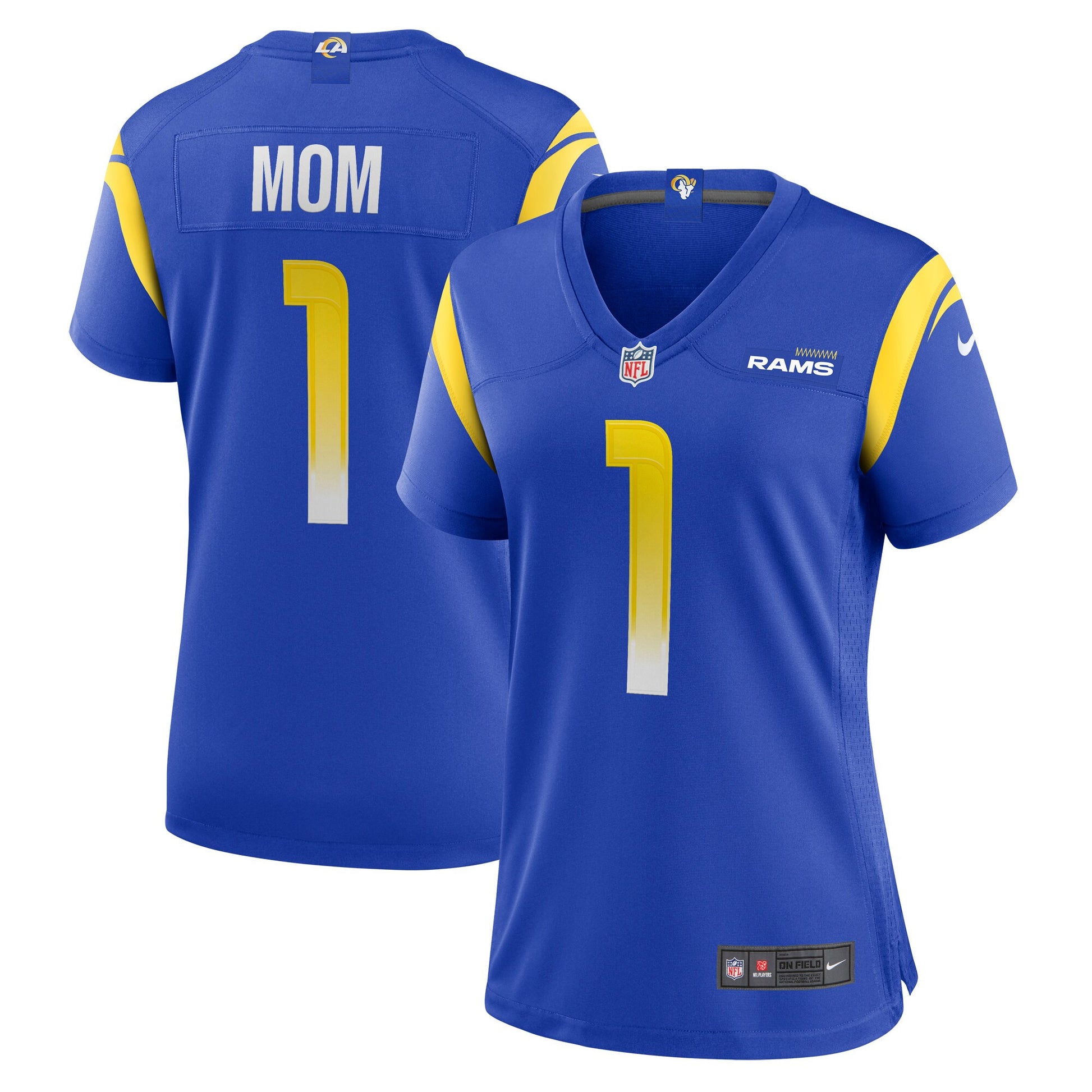 Number Los Angeles Rams royal jersey