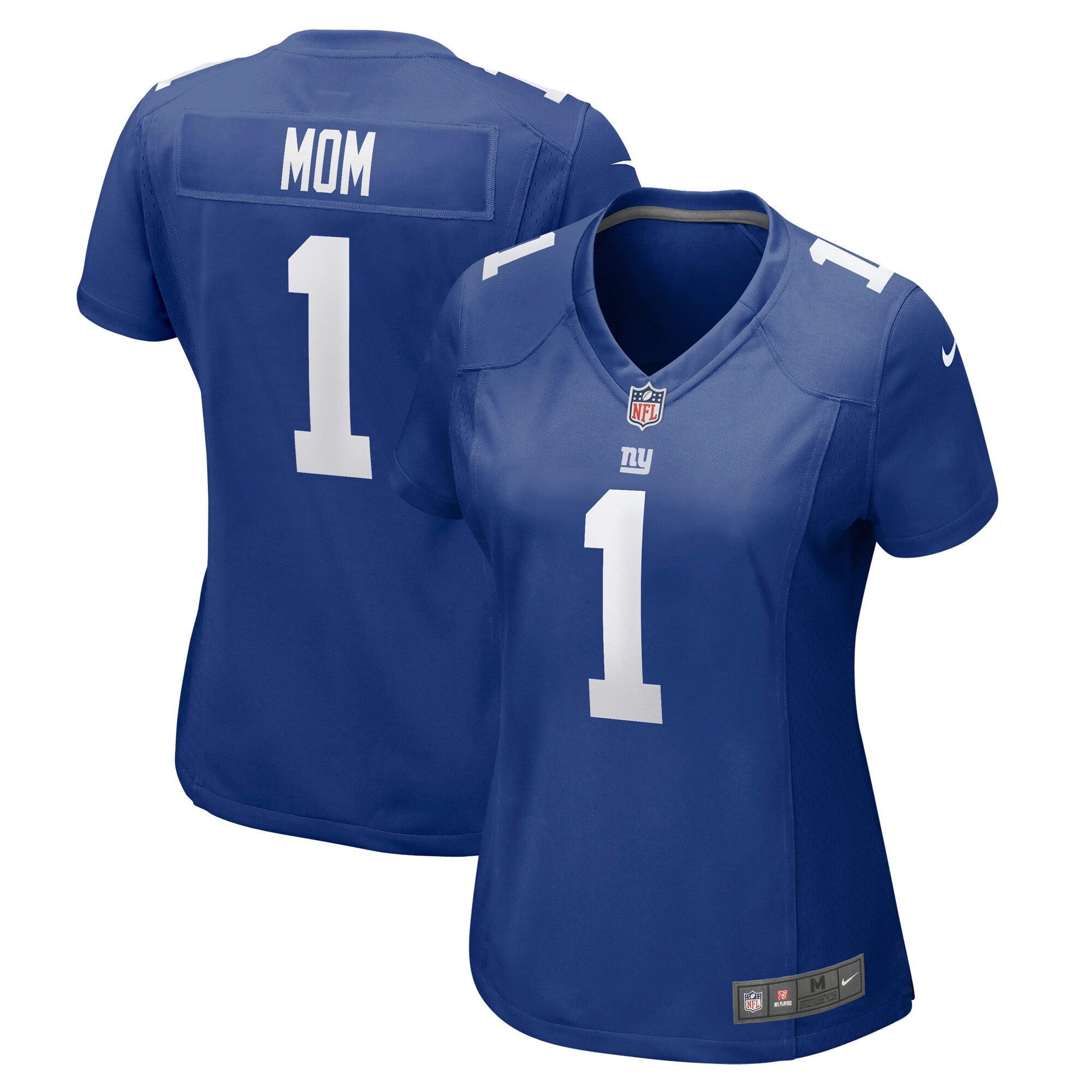Number New York Giants royal jersey