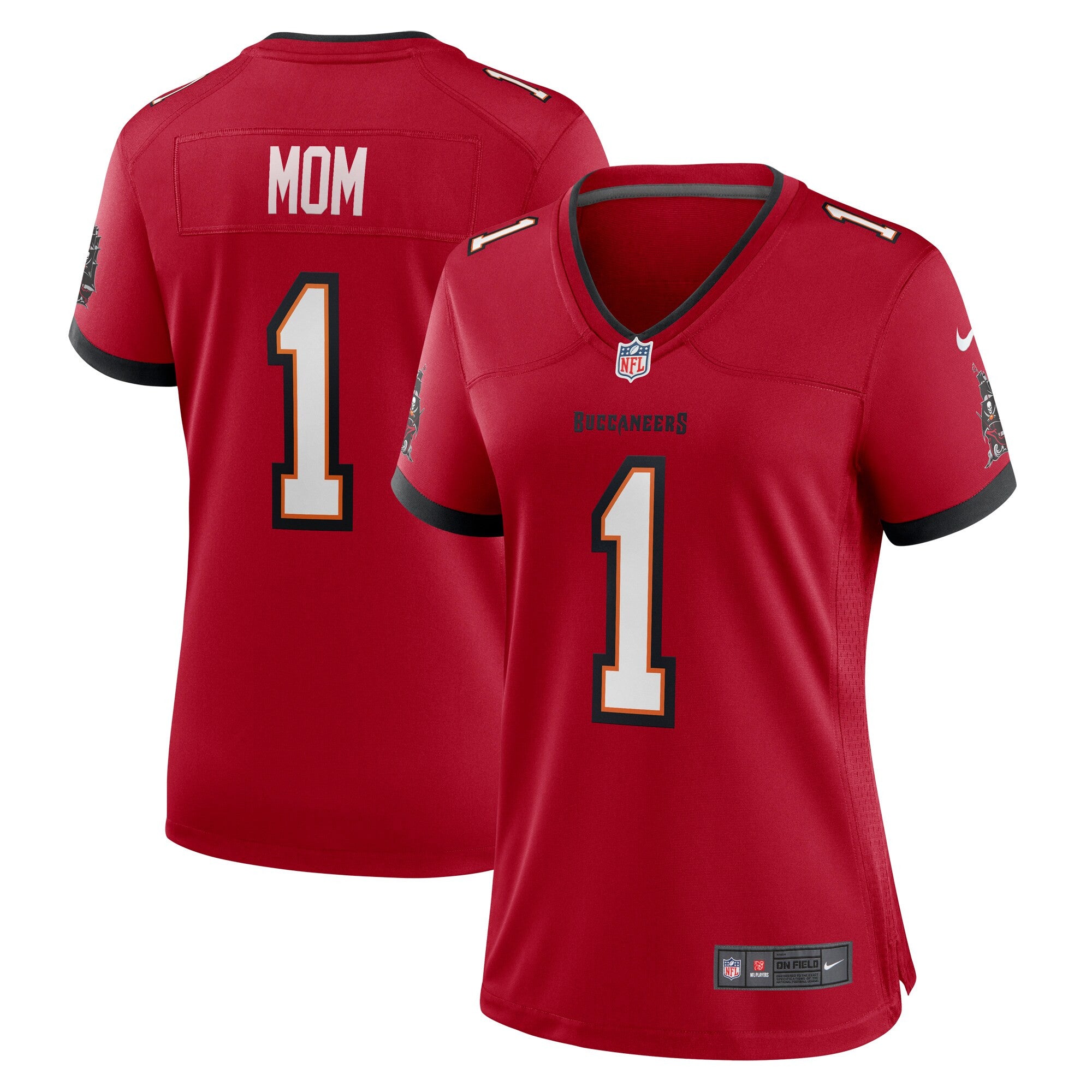 Number Tampa Bay Buccaneers red jersey