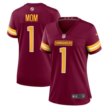 Number Washington Commanders burgundy jersey