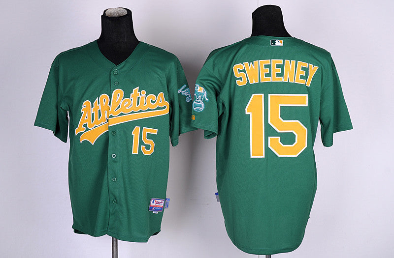 Sweeney Oakland Athletics green jersey