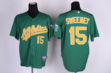 Sweeney Oakland Athletics green jersey