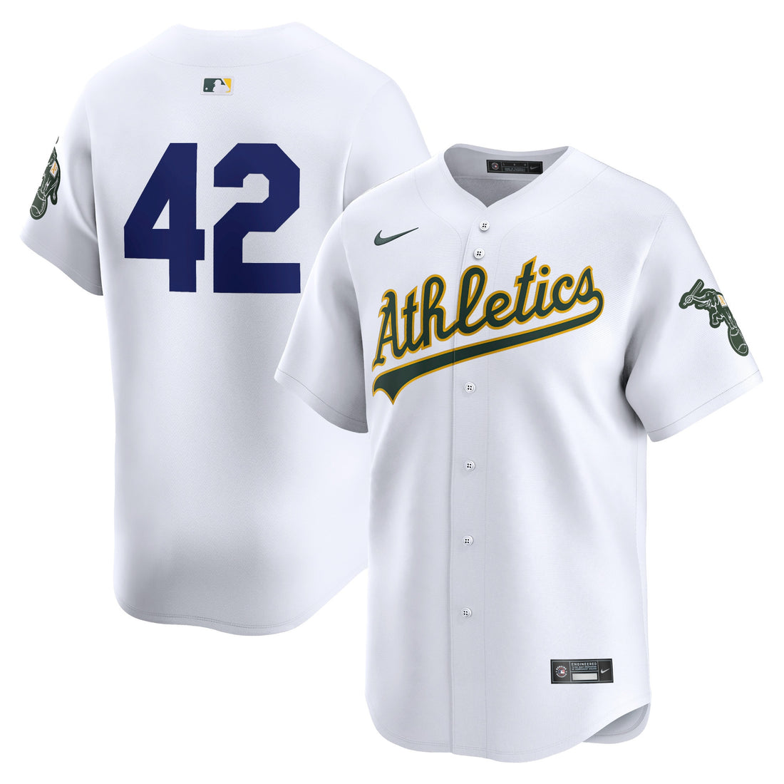 Oakland Athletics white Limited jersey