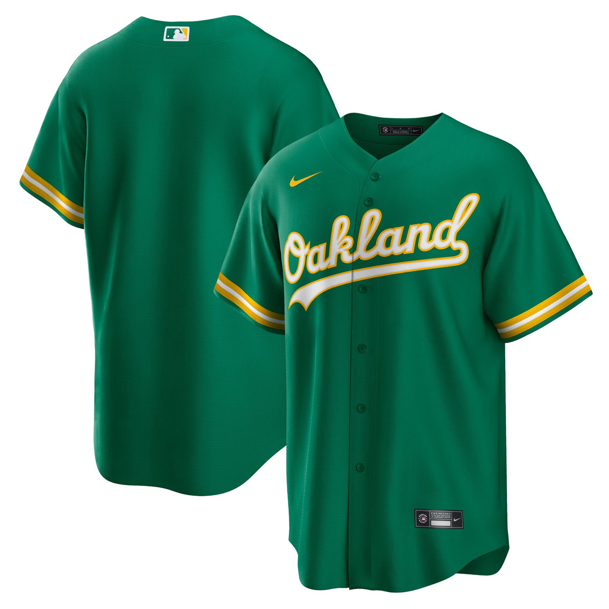 Oakland Athletics green Alternate jersey
