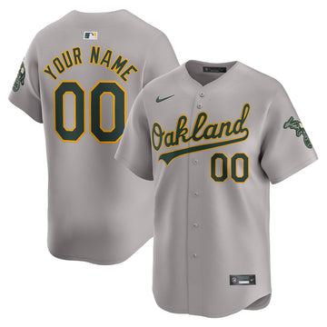 Oakland Athletics gray Limited jersey