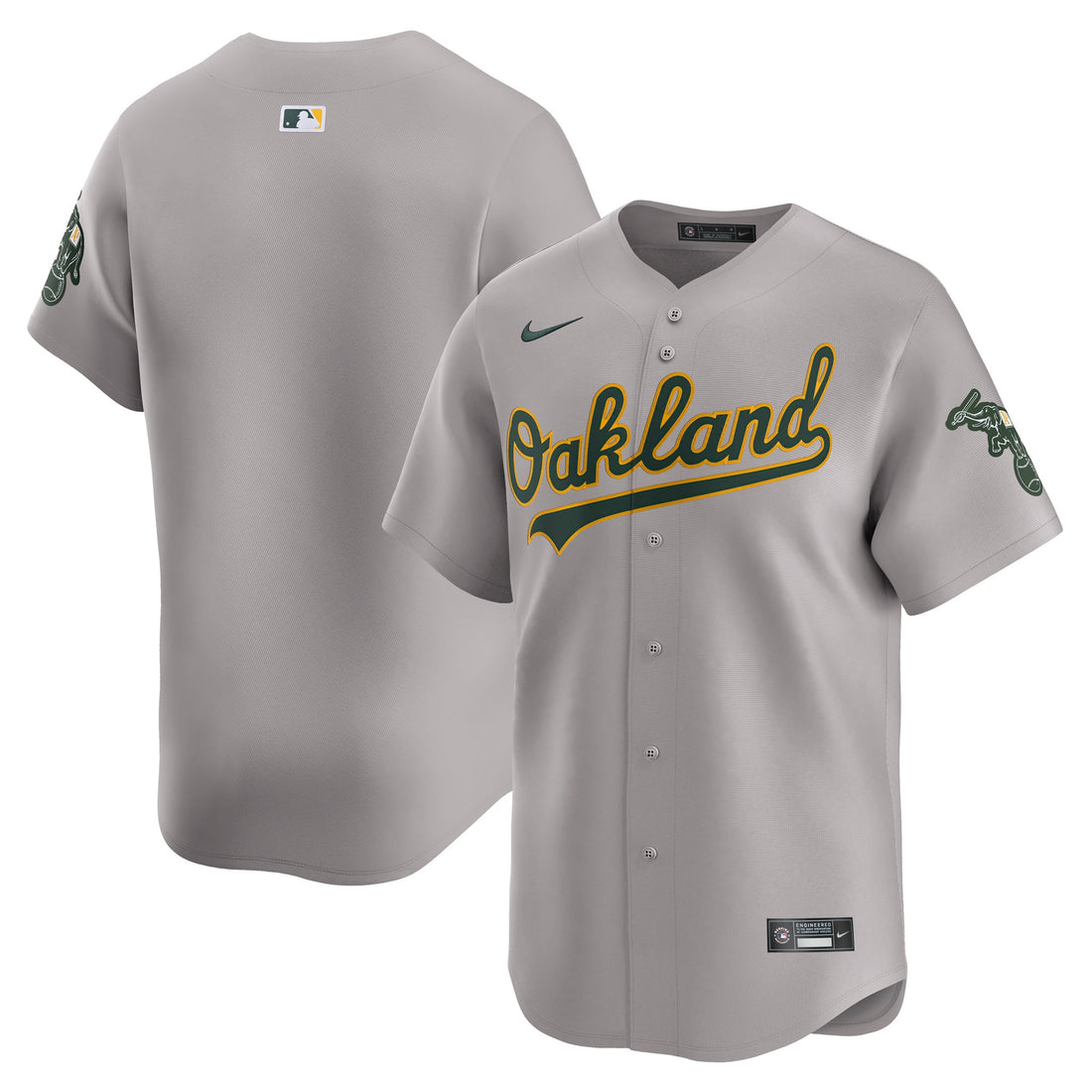 Oakland Athletics gray Limited jersey