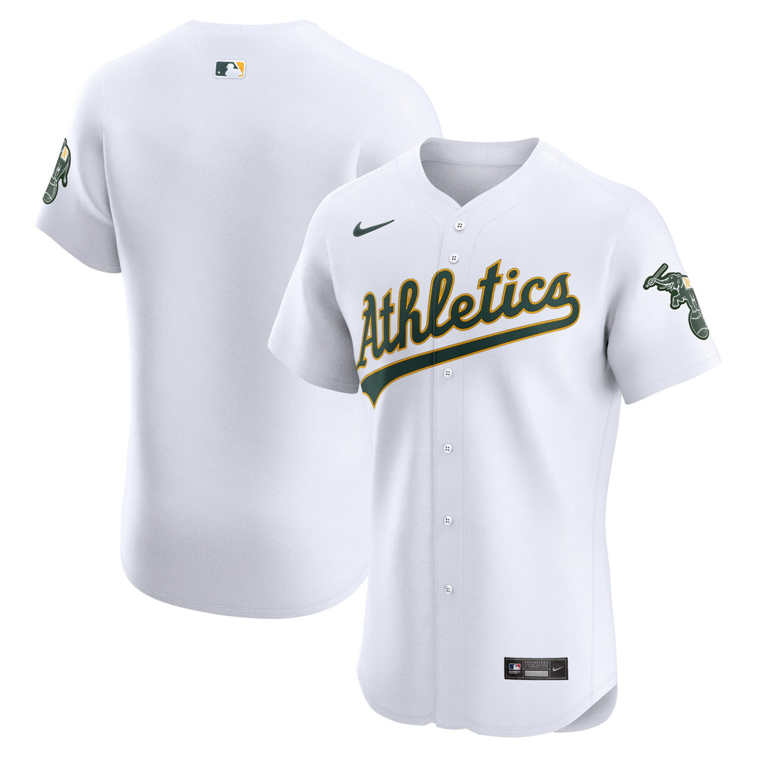 Oakland Athletics white Elite jersey