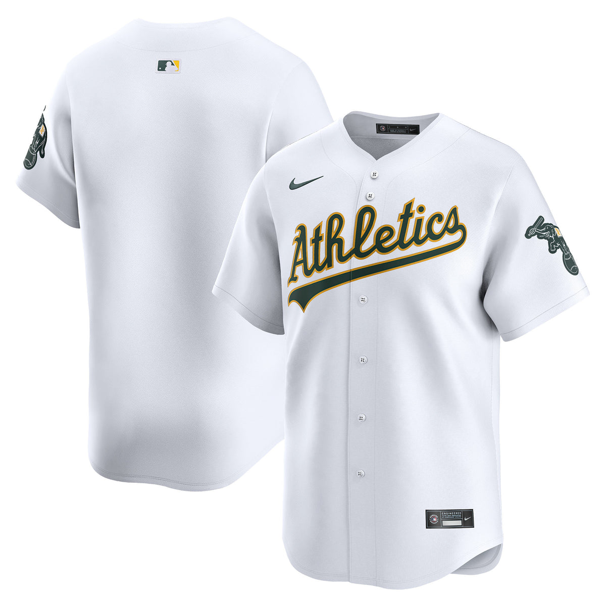 Oakland Athletics white Limited jersey