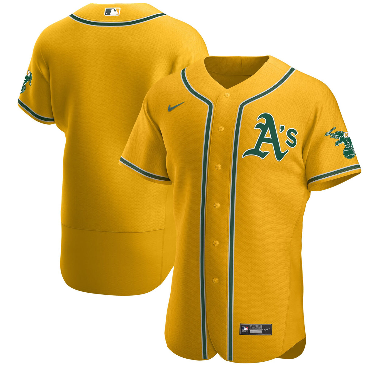 Oakland Athletics gold jersey