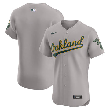 Oakland Athletics gray Vapor jersey