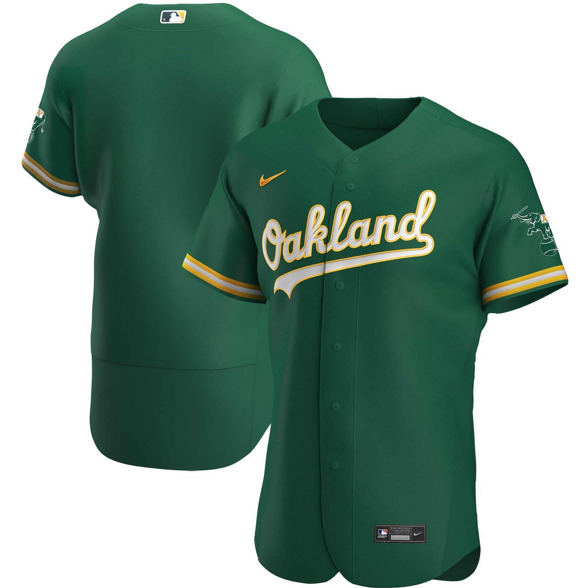 Oakland Athletics green jersey