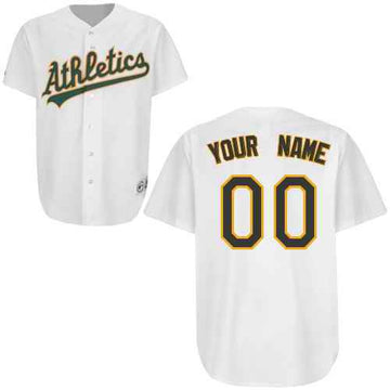 Oakland Athletics white jersey