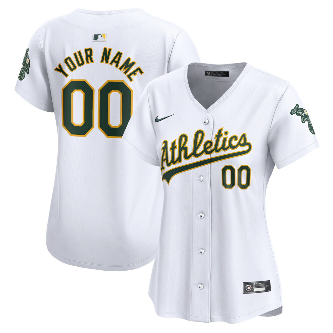 Oakland Athletics white Limited jersey