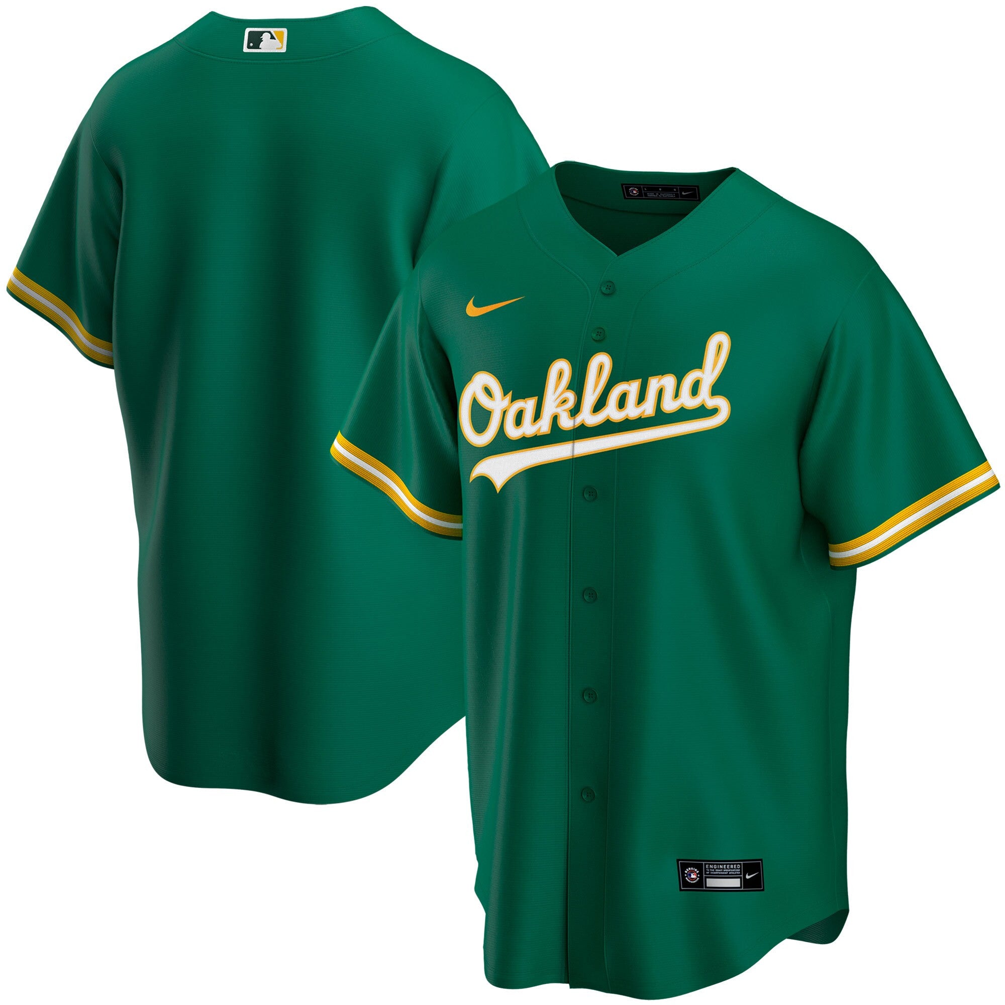 Oakland Athletics green Alternate jersey