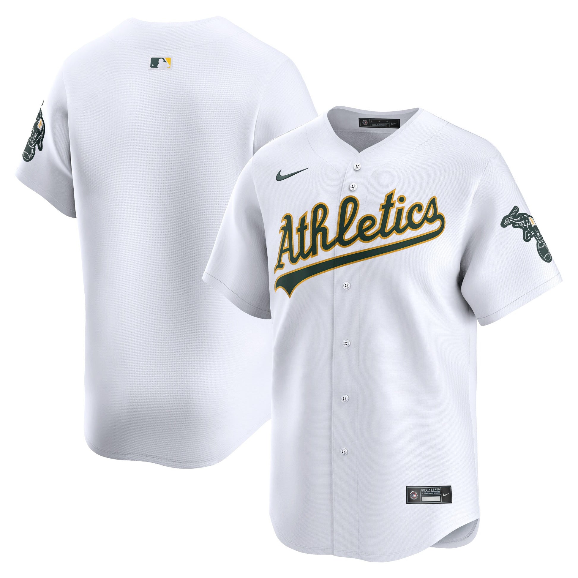 Oakland Athletics white Limited jersey