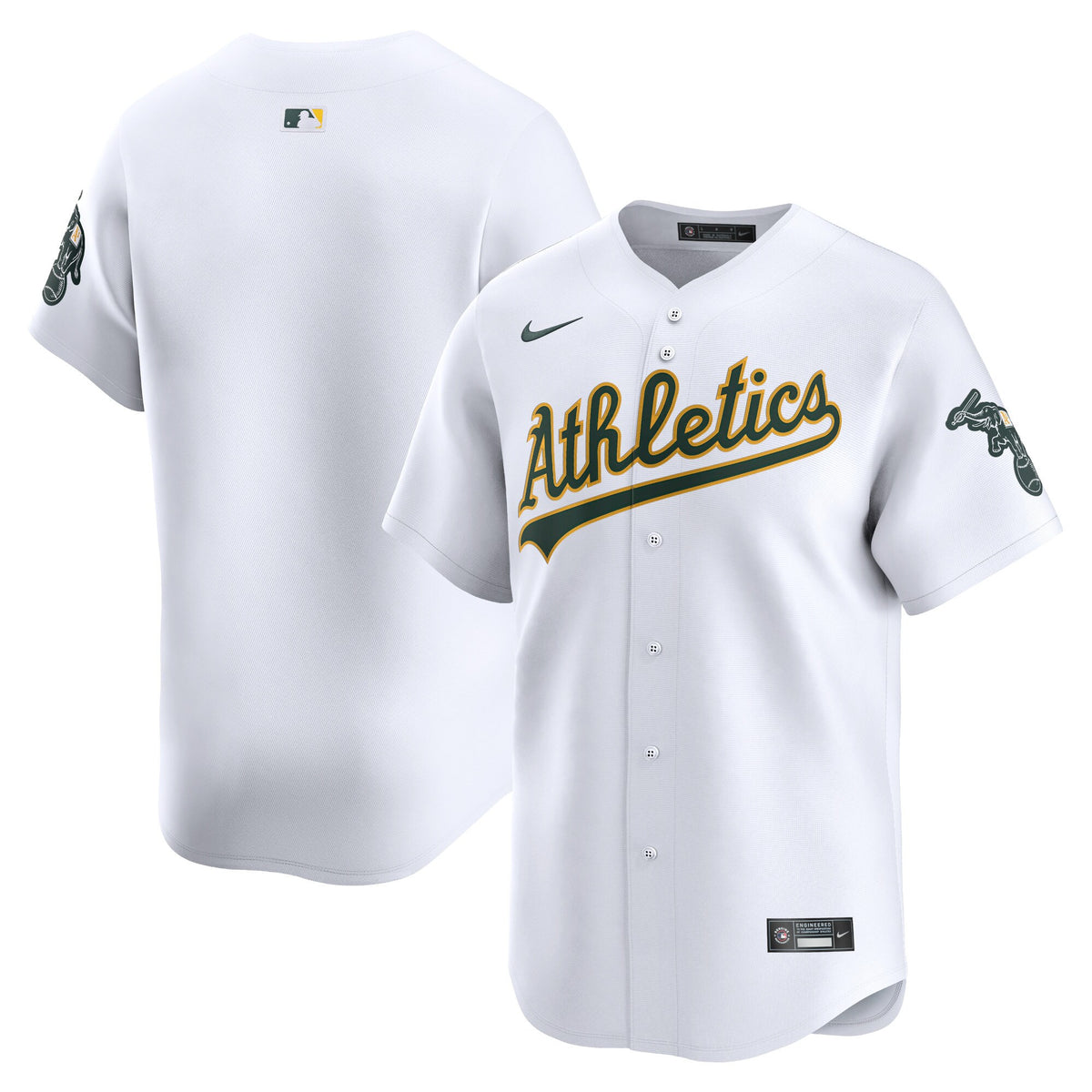Oakland Athletics white Limited jersey