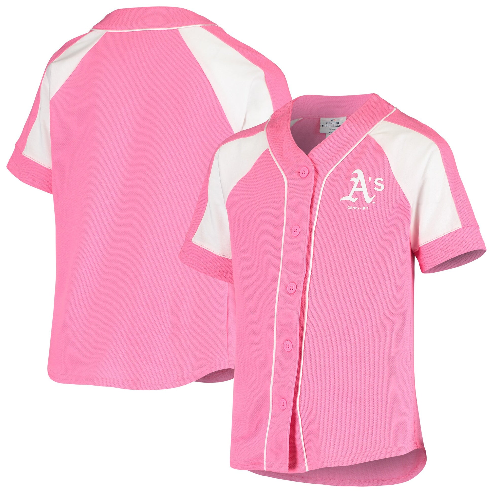 Spirit Oakland Athletics pink Fashion jersey