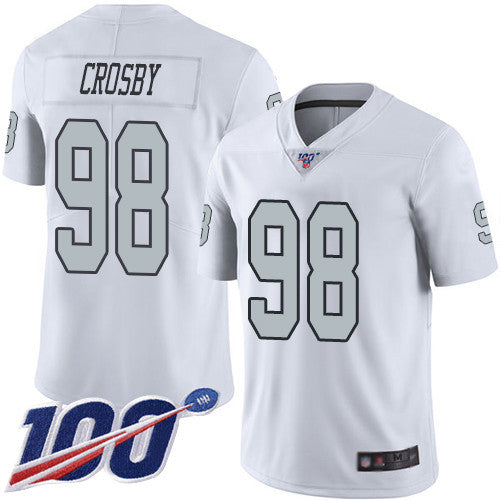 Maxx Crosby Las Vegas Raiders white Vapor jersey