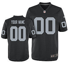 Custom Las Vegas Raiders black Elite jersey