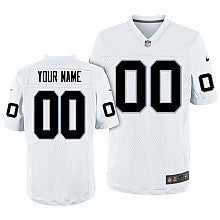 Custom Las Vegas Raiders white Elite jersey