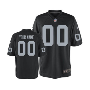 Custom Las Vegas Raiders black Game jersey