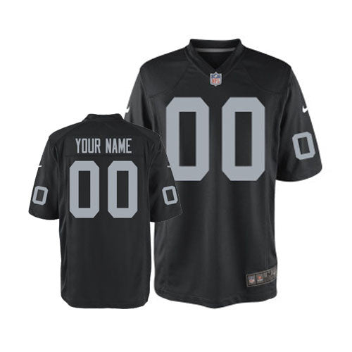 Custom Las Vegas Raiders black Game jersey